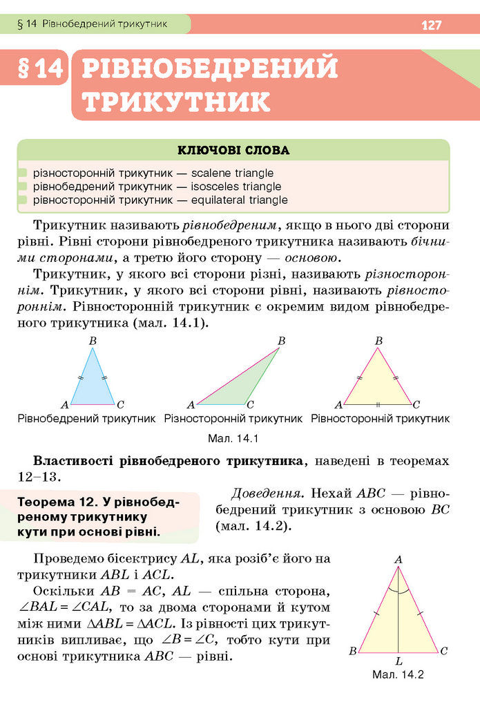 Підручник Геометрія 7 клас Бевз (2024)