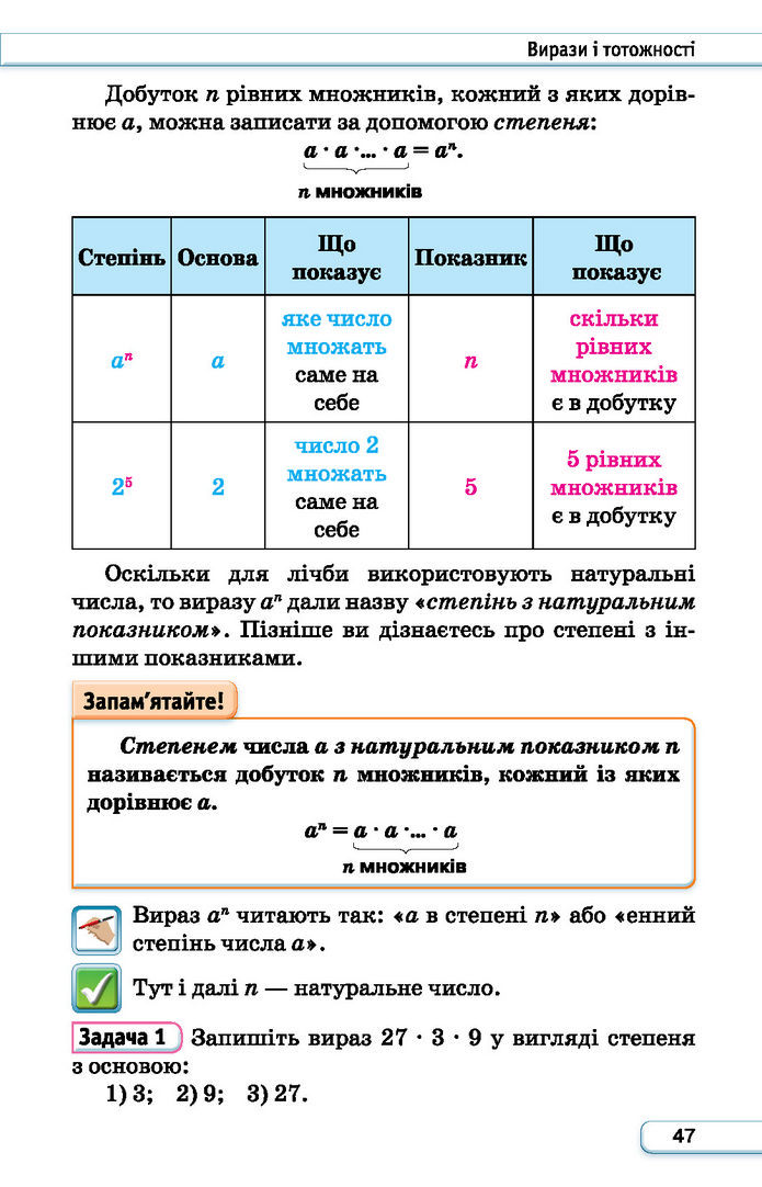 Підручник Алгебра 7 клас Тарасенкова (2024)