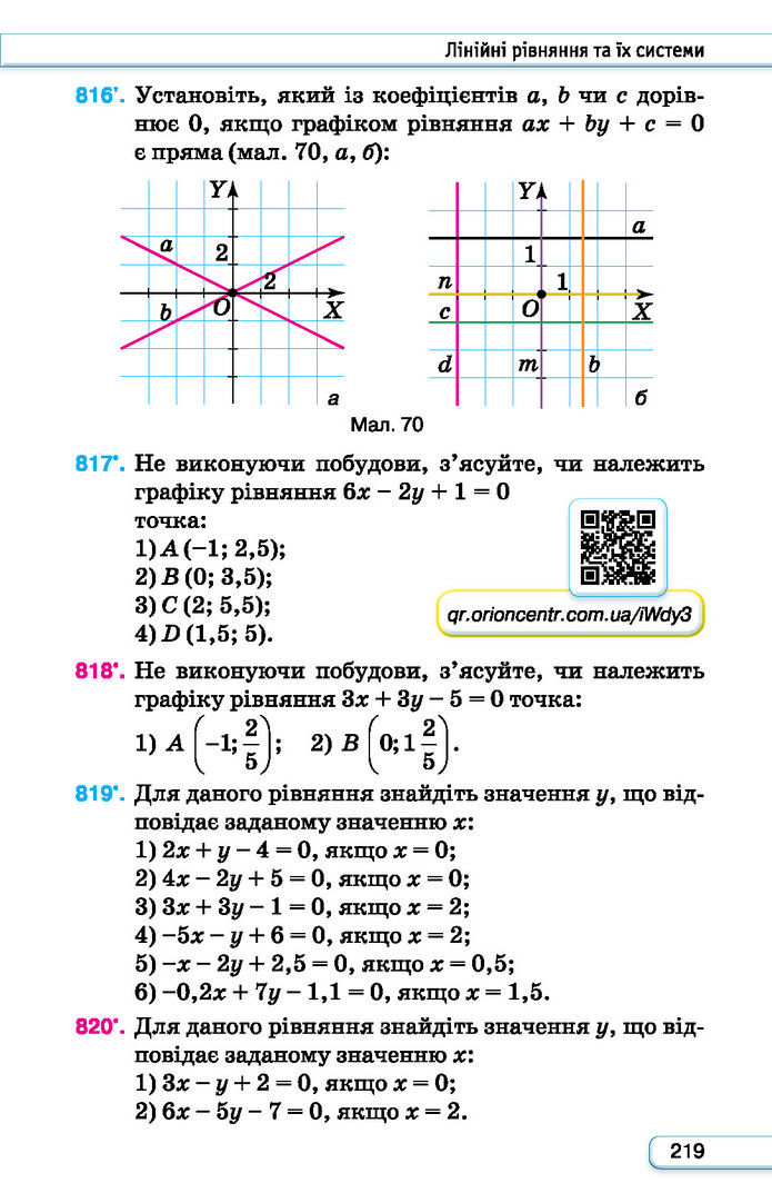 Підручник Алгебра 7 клас Тарасенкова (2024)