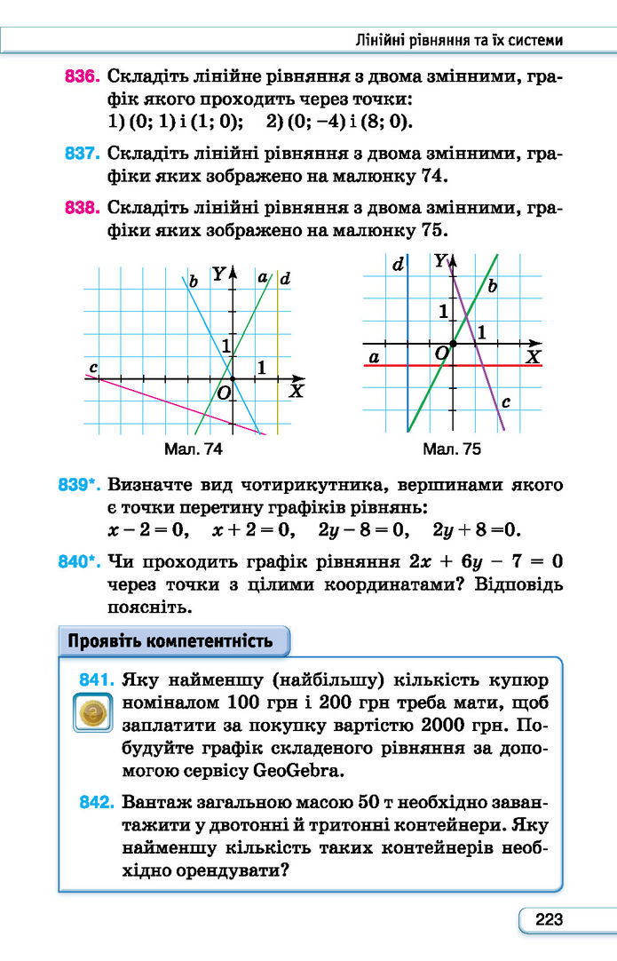 Підручник Алгебра 7 клас Тарасенкова (2024)