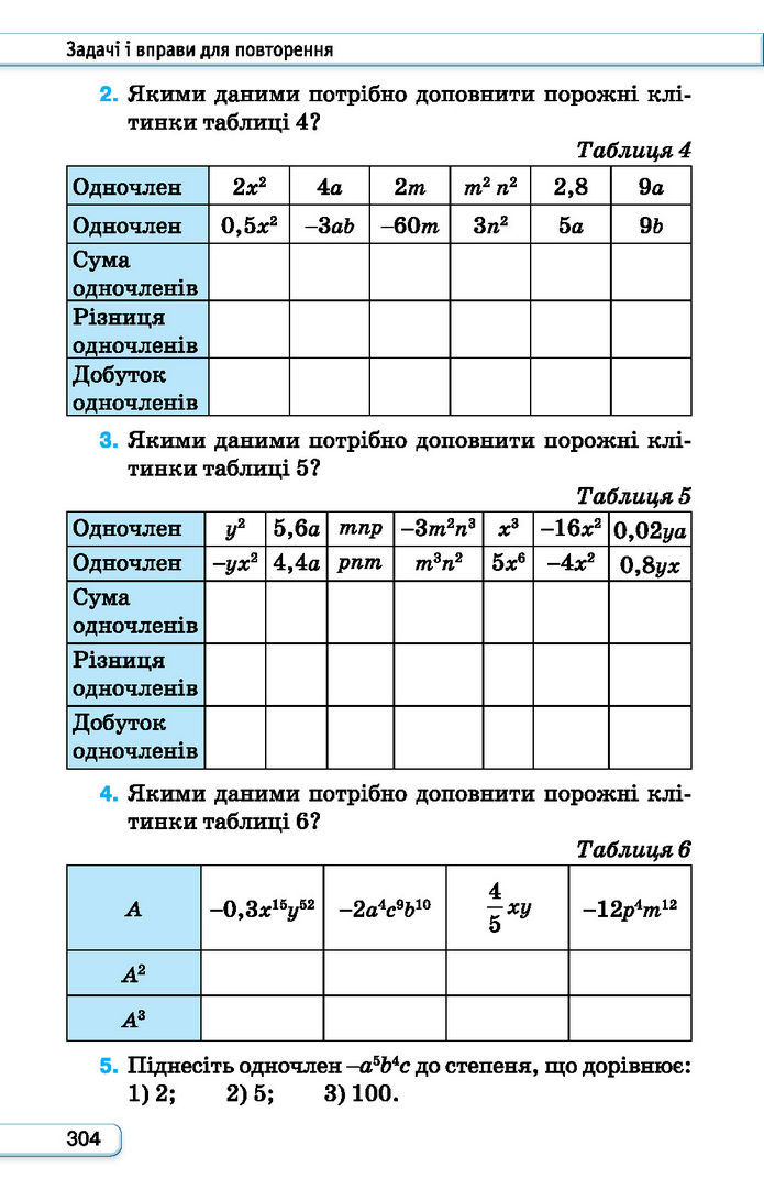 Підручник Алгебра 7 клас Тарасенкова (2024)