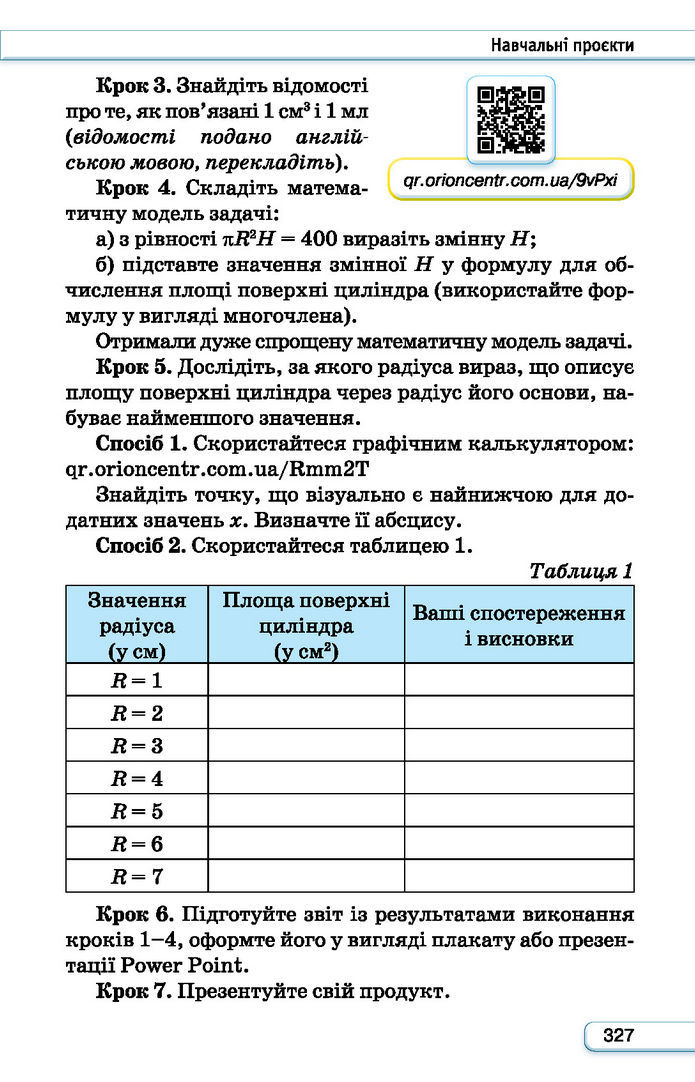 Підручник Алгебра 7 клас Тарасенкова (2024)