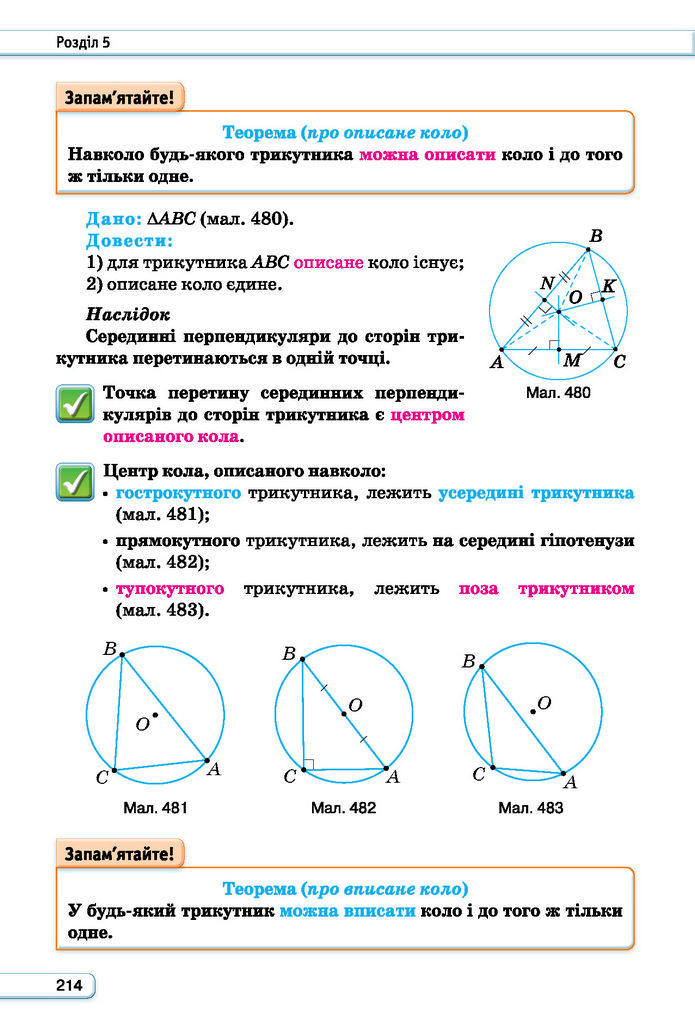 Підручник Геометрія 7 клас Бурда (2024)