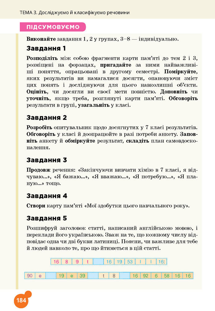 Підручник Хімія 7 клас Лашевська (2024)