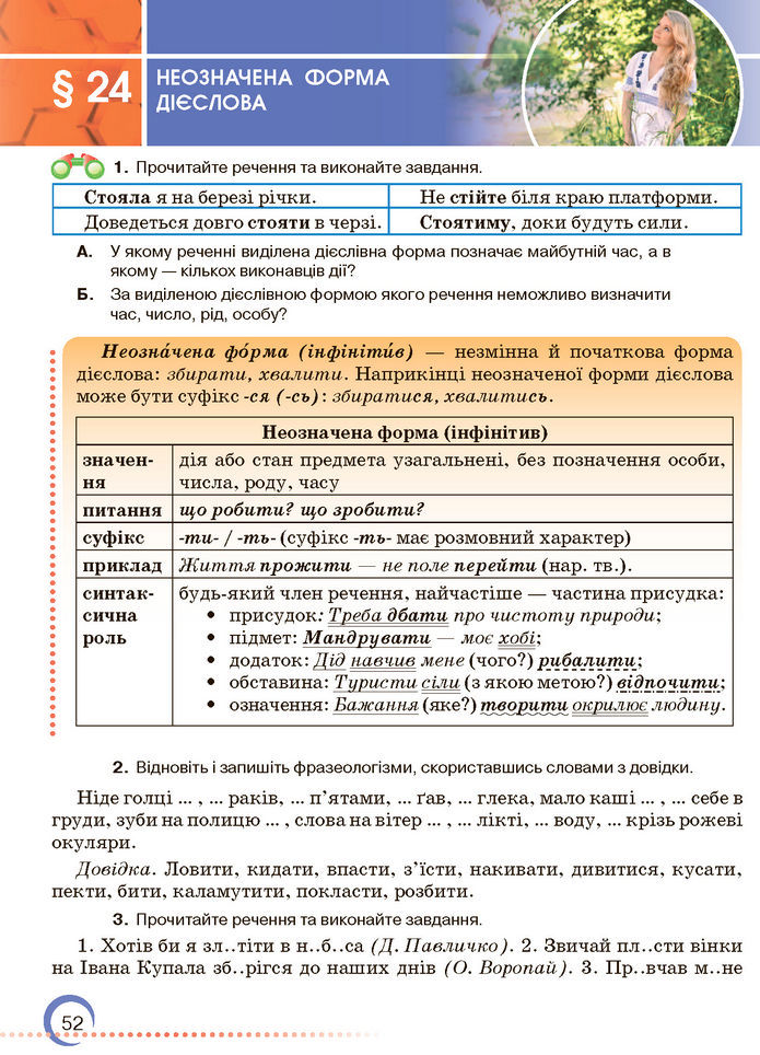 Підручник Українська мова 7 клас Авраменко