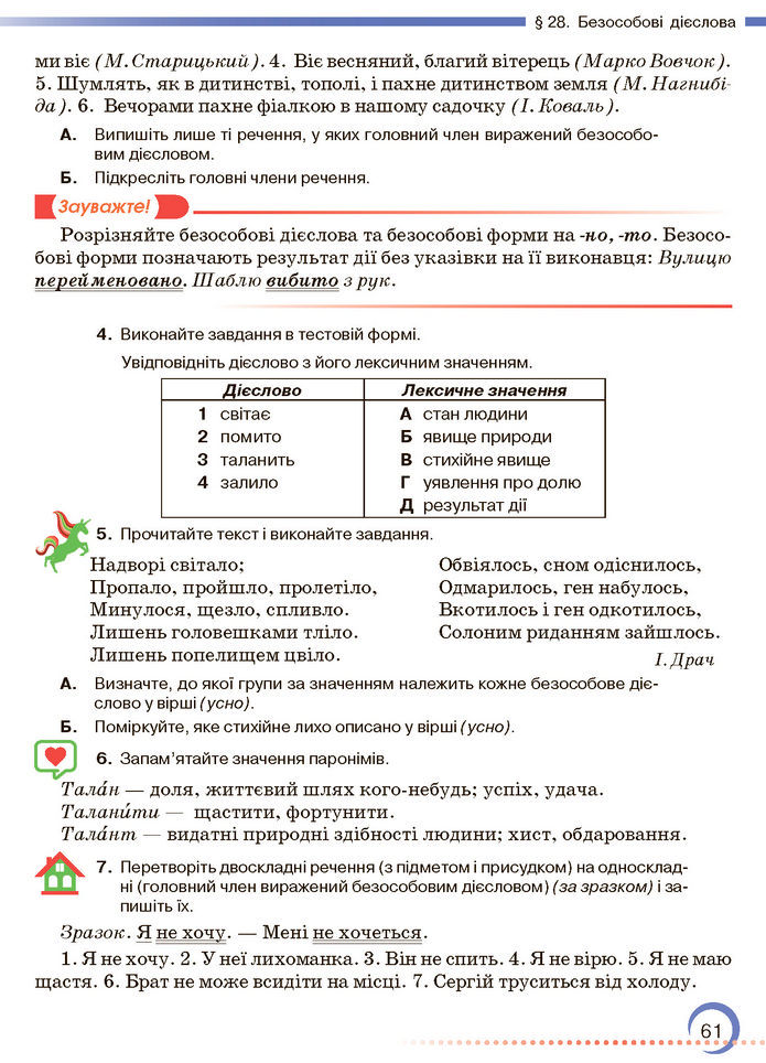 Підручник Українська мова 7 клас Авраменко