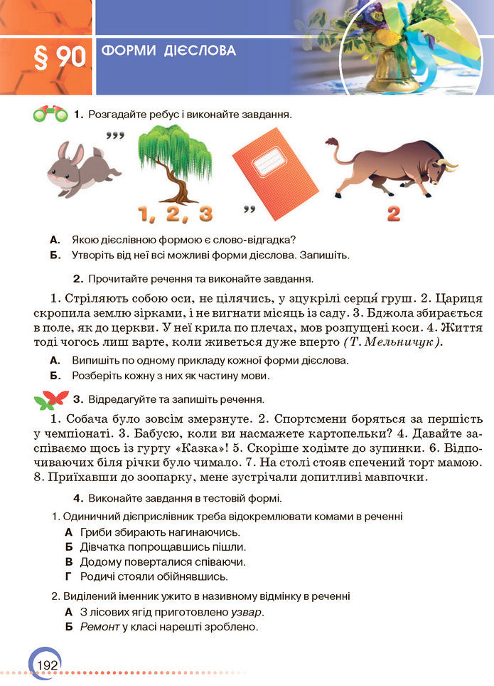 Підручник Українська мова 7 клас Авраменко