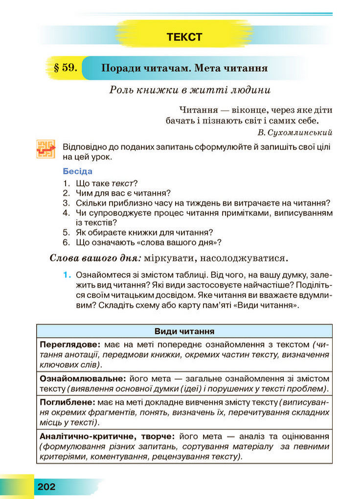 Підручник Українська мова 7 клас Голуб (2024)