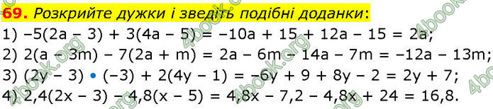 ГДЗ Алгебра 7 клас Істер (2024)