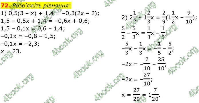 ГДЗ Алгебра 7 клас Істер (2024)