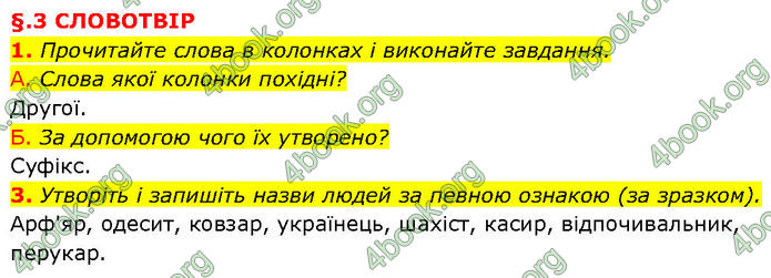 ГДЗ Українська мова 7 клас Авраменко