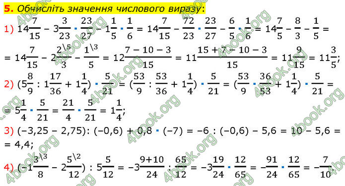 ГДЗ Алгебра 7 клас Мерзляк (2024)