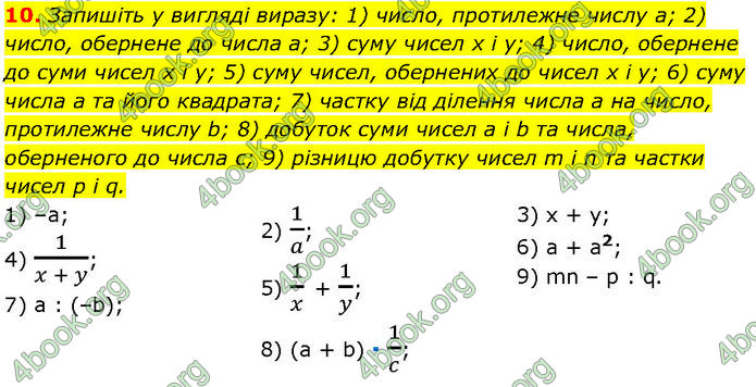 ГДЗ Алгебра 7 клас Мерзляк (2024)