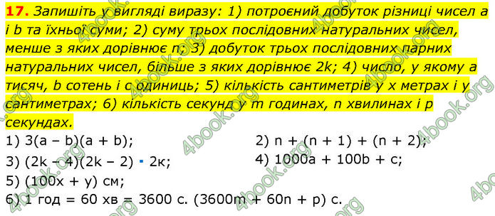 ГДЗ Алгебра 7 клас Мерзляк (2024)