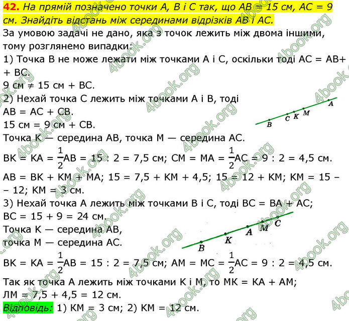 ГДЗ Геометрія 7 клас Мерзляк (2024)