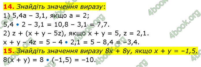 ГДЗ Алгебра 7 клас Тарасенкова (2024)