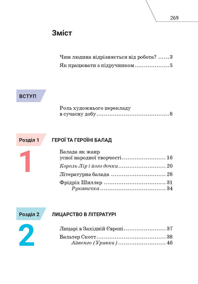 Підручник Зарубіжна література 7 клас Ніколенко