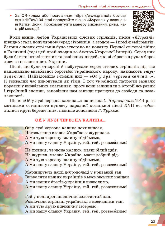 Підручник Українська література 7 клас Авраменко (2024)