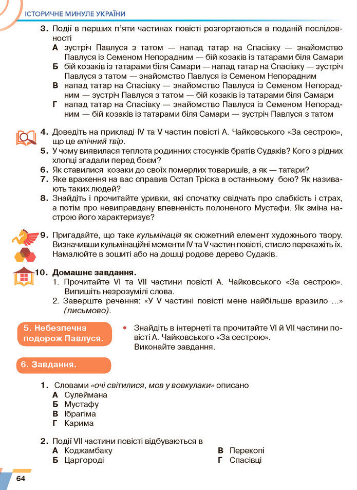 Підручник Українська література 7 клас Авраменко (2024)