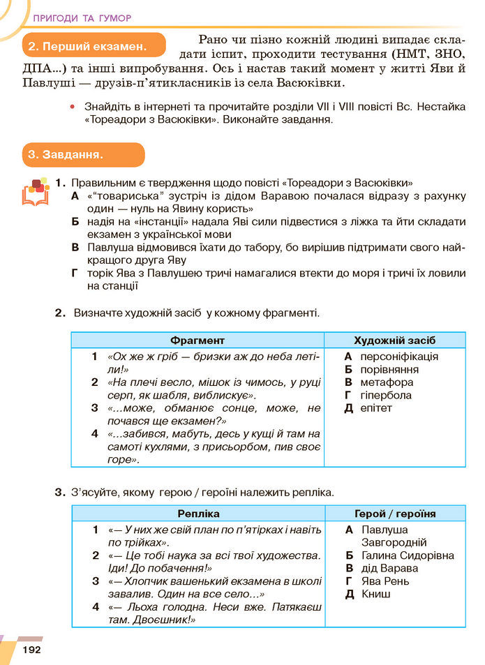 Підручник Українська література 7 клас Авраменко (2024)