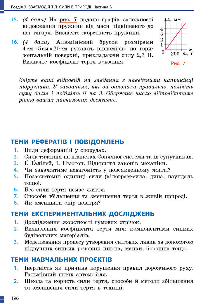 Підручник Фізика 7 клас Баряхтар (2024)