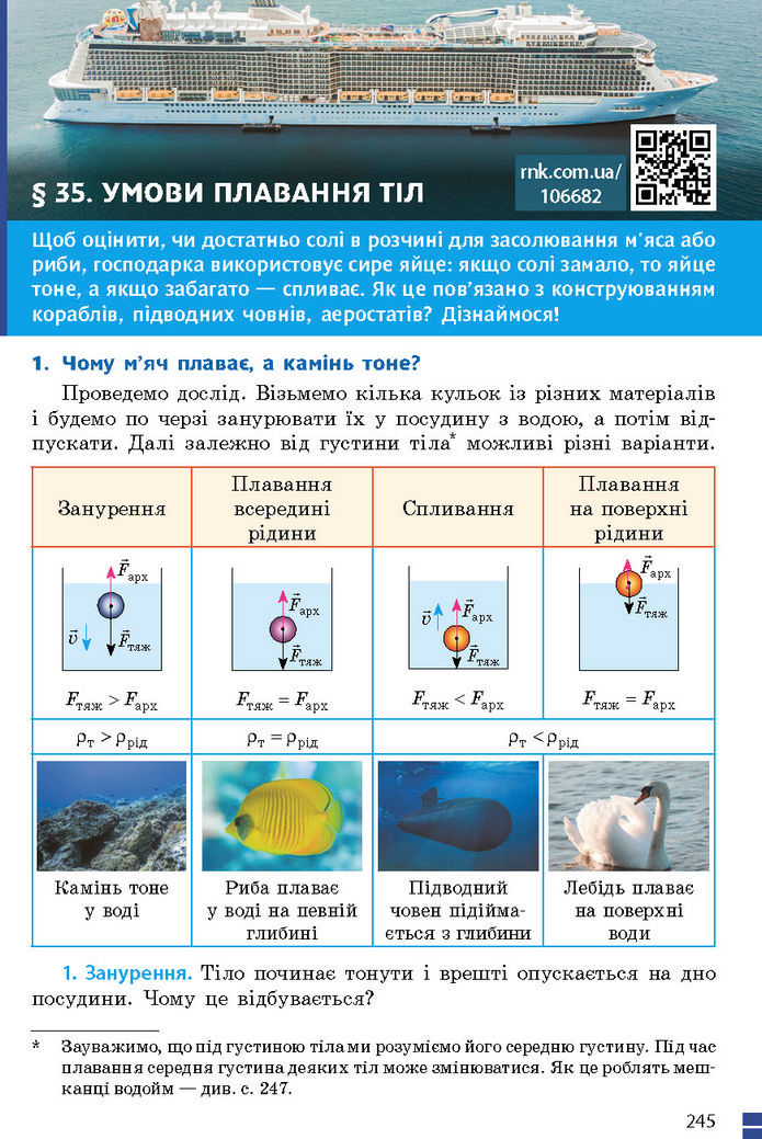 Підручник Фізика 7 клас Баряхтар (2024)