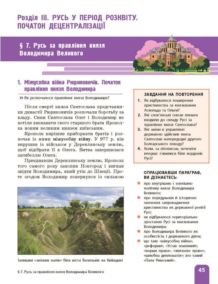 Підручник Історія України 7 клас Галімов