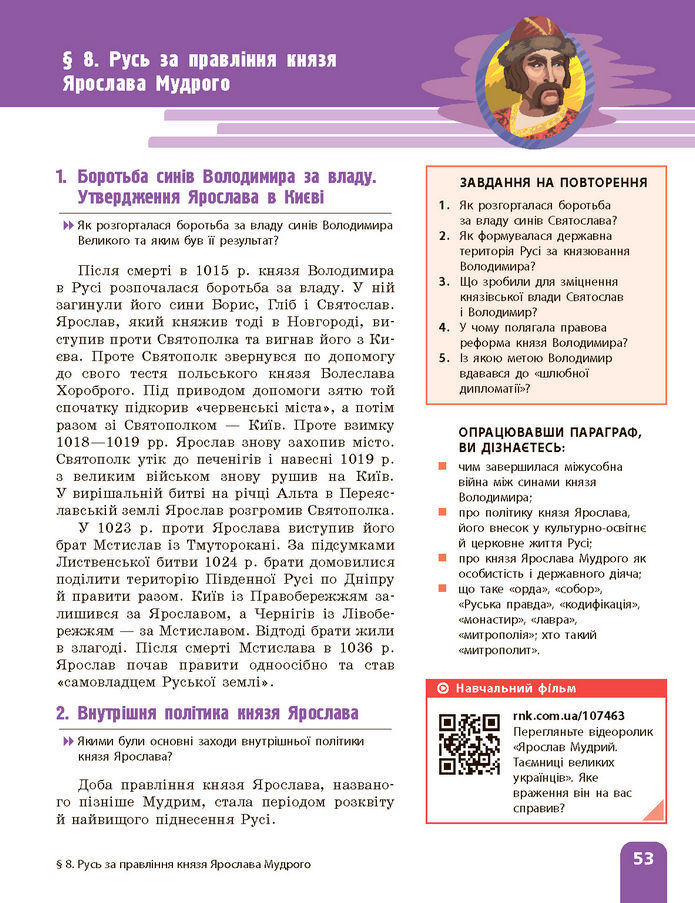 Підручник Історія України 7 клас Галімов