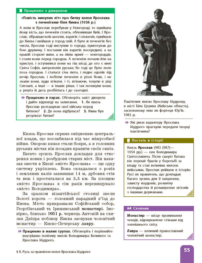 Підручник Історія України 7 клас Галімов