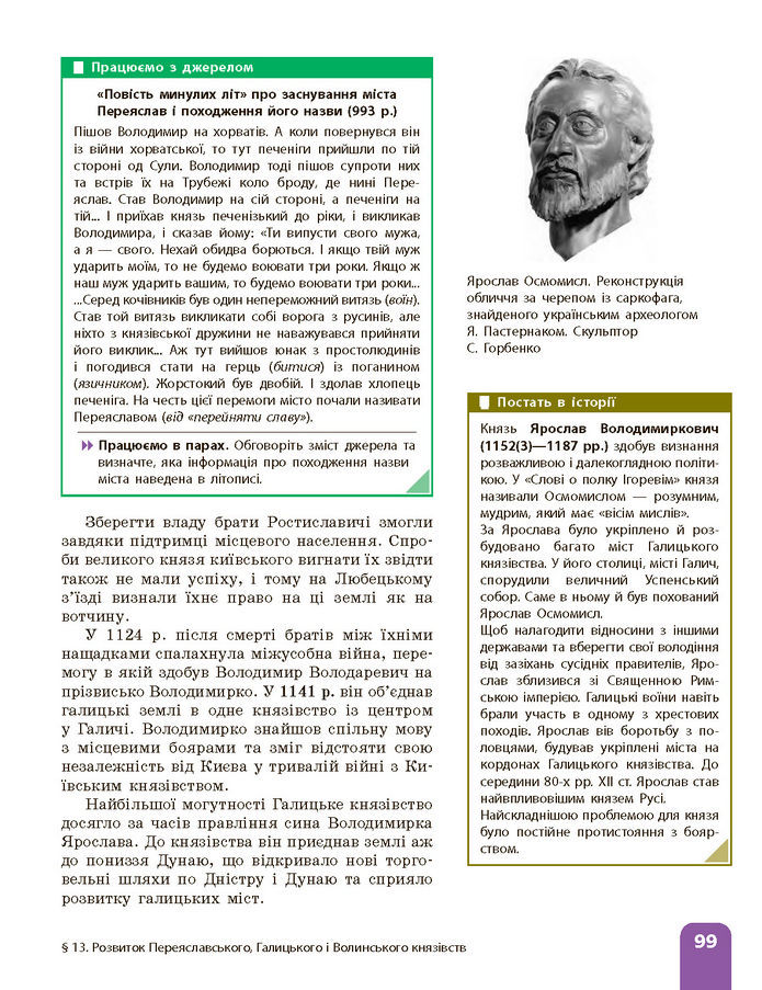 Підручник Історія України 7 клас Галімов