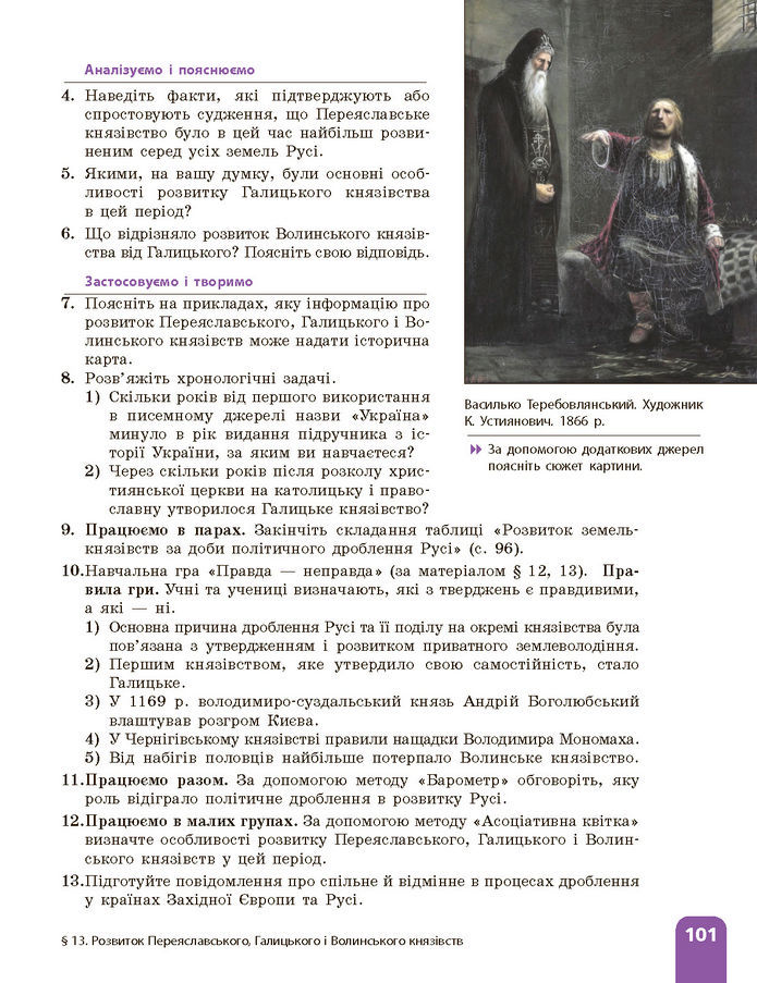 Підручник Історія України 7 клас Галімов