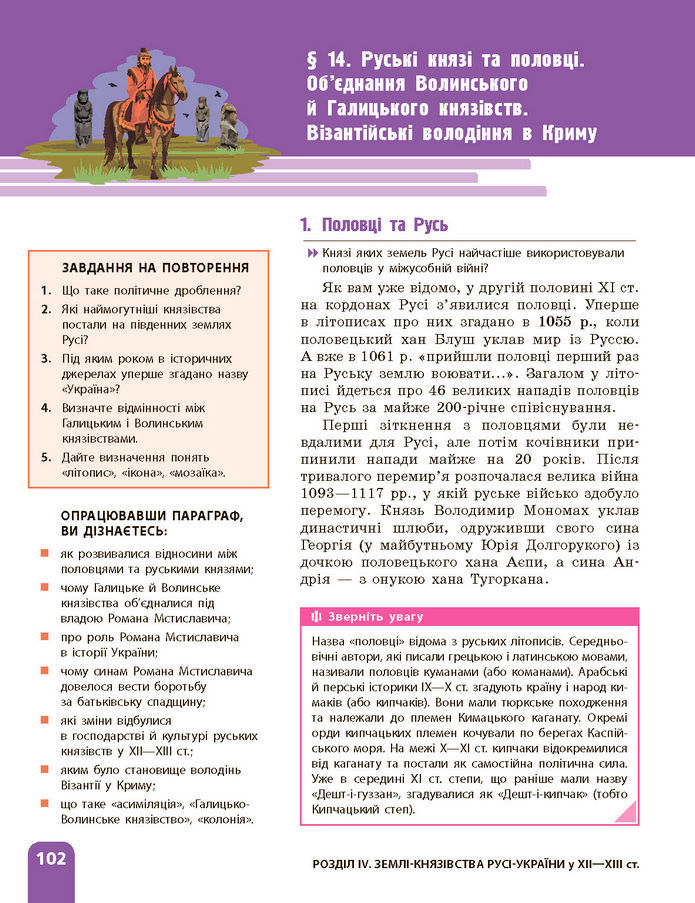 Підручник Історія України 7 клас Галімов