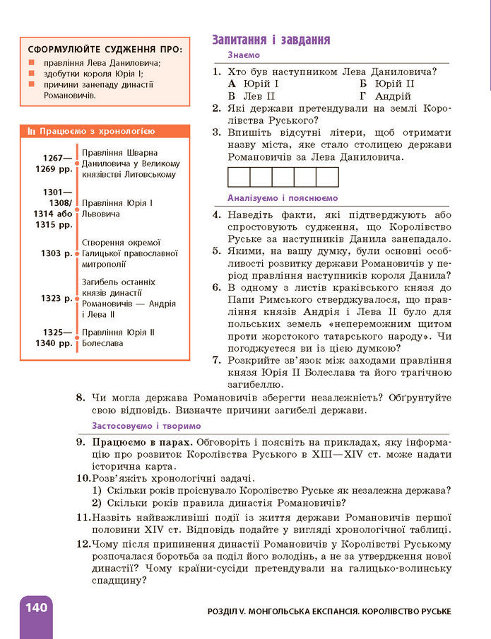 Підручник Історія України 7 клас Галімов