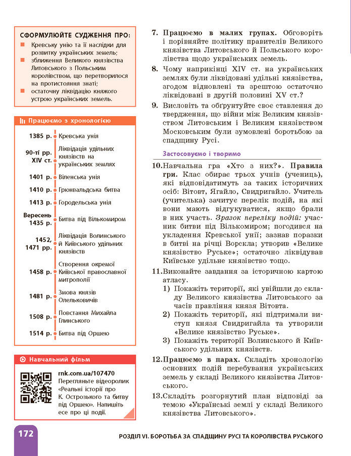 Підручник Історія України 7 клас Галімов