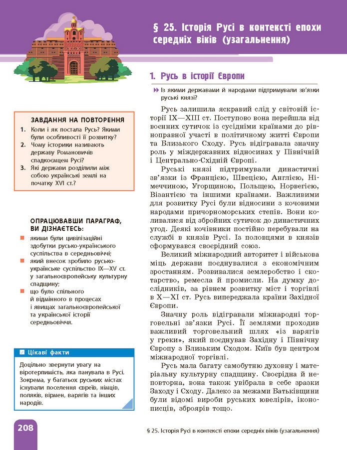 Підручник Історія України 7 клас Галімов