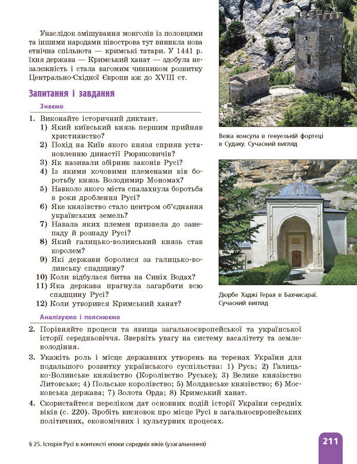 Підручник Історія України 7 клас Галімов