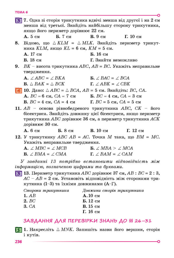 Підручник Математика 7 клас Істер (1 ЧАСТИНА)