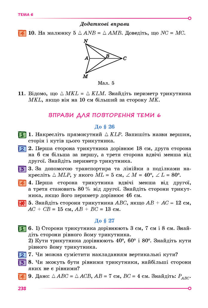 Підручник Математика 7 клас Істер (1 ЧАСТИНА)