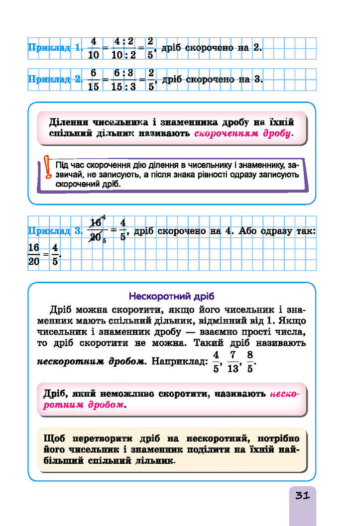 Підручник Математика 6 клас Істер (І частина)