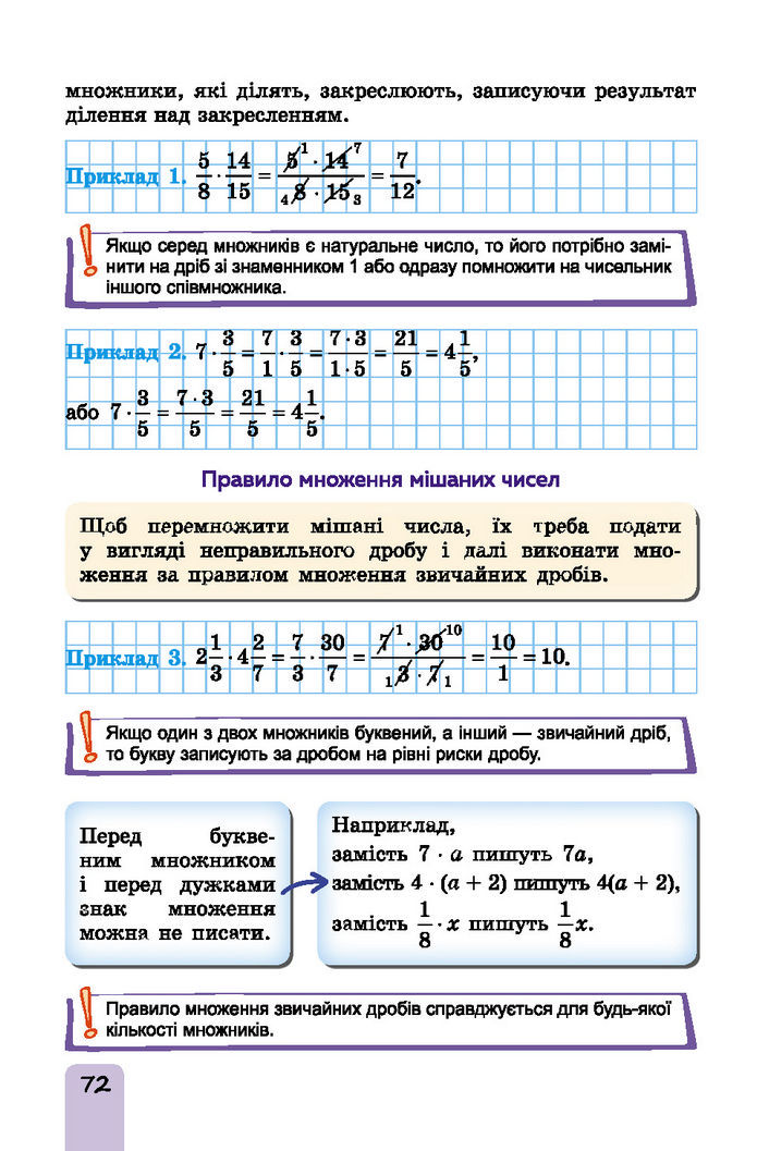 Підручник Математика 6 клас Істер (І частина)