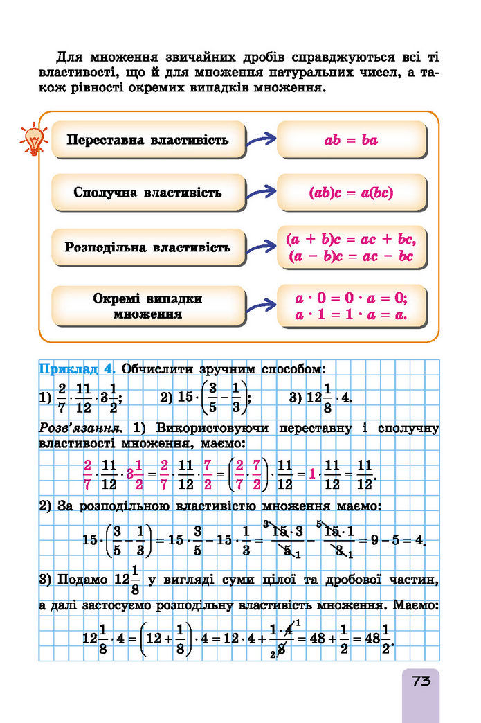 Підручник Математика 6 клас Істер (І частина)
