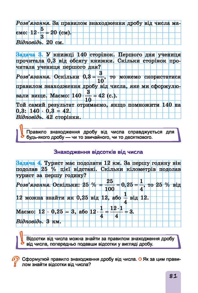 Підручник Математика 6 клас Істер (І частина)