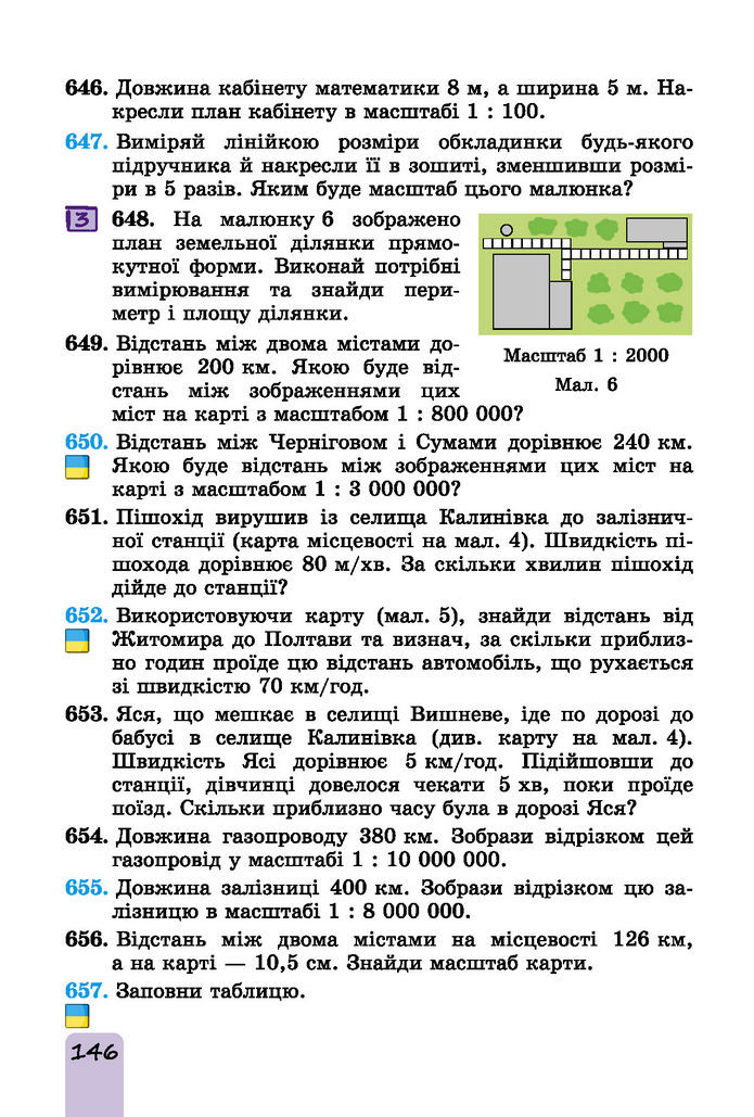 Підручник Математика 6 клас Істер (І частина)