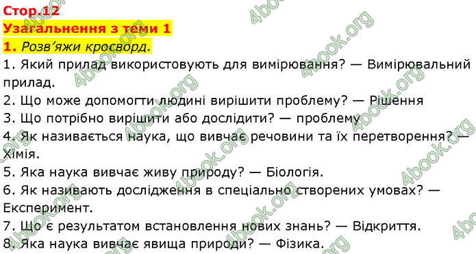 ГДЗ Зошит Пізнаємо природу 6 клас Коршевнюк