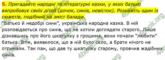 ГДЗ Зарубіжна література 7 клас Ніколенко