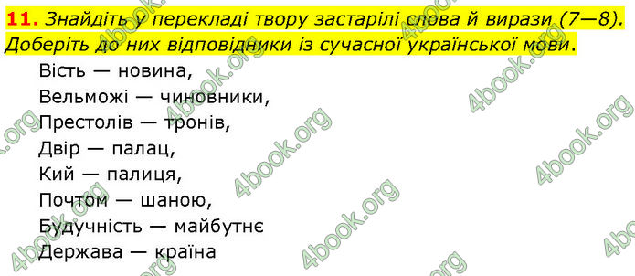 ГДЗ Зарубіжна література 7 клас Ніколенко