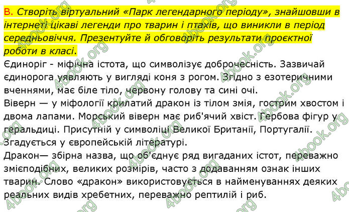 ГДЗ Зарубіжна література 7 клас Волощук