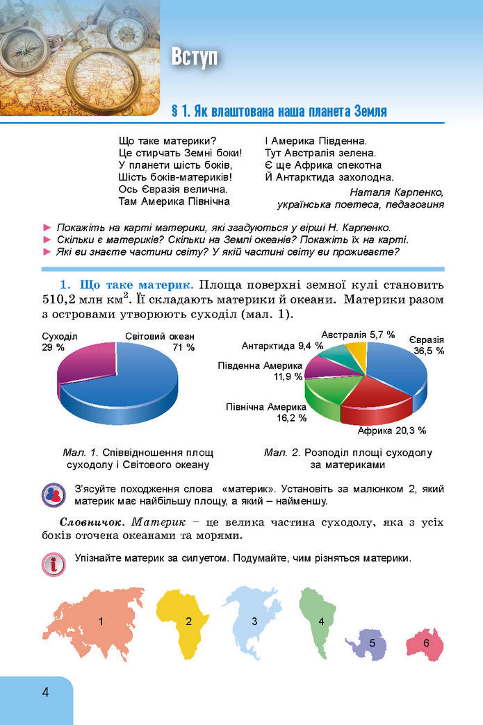 Підручник Географія 7 клас Гільберг (2024)