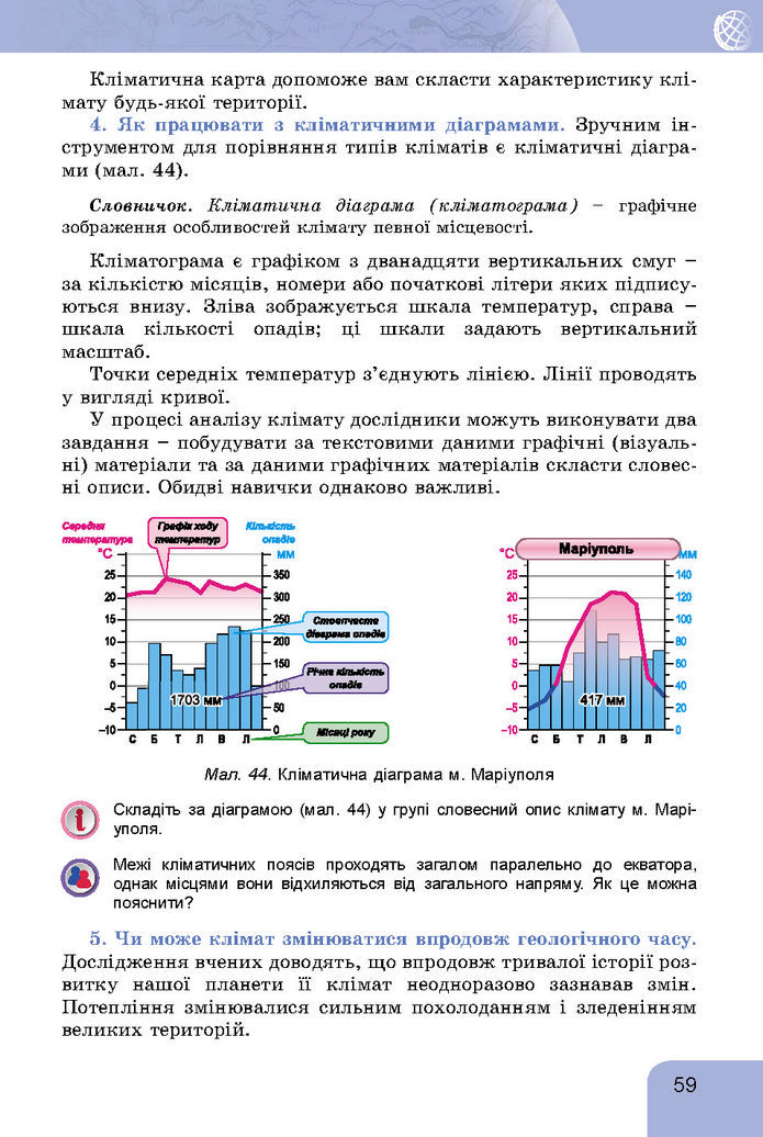 Підручник Географія 7 клас Гільберг (2024)