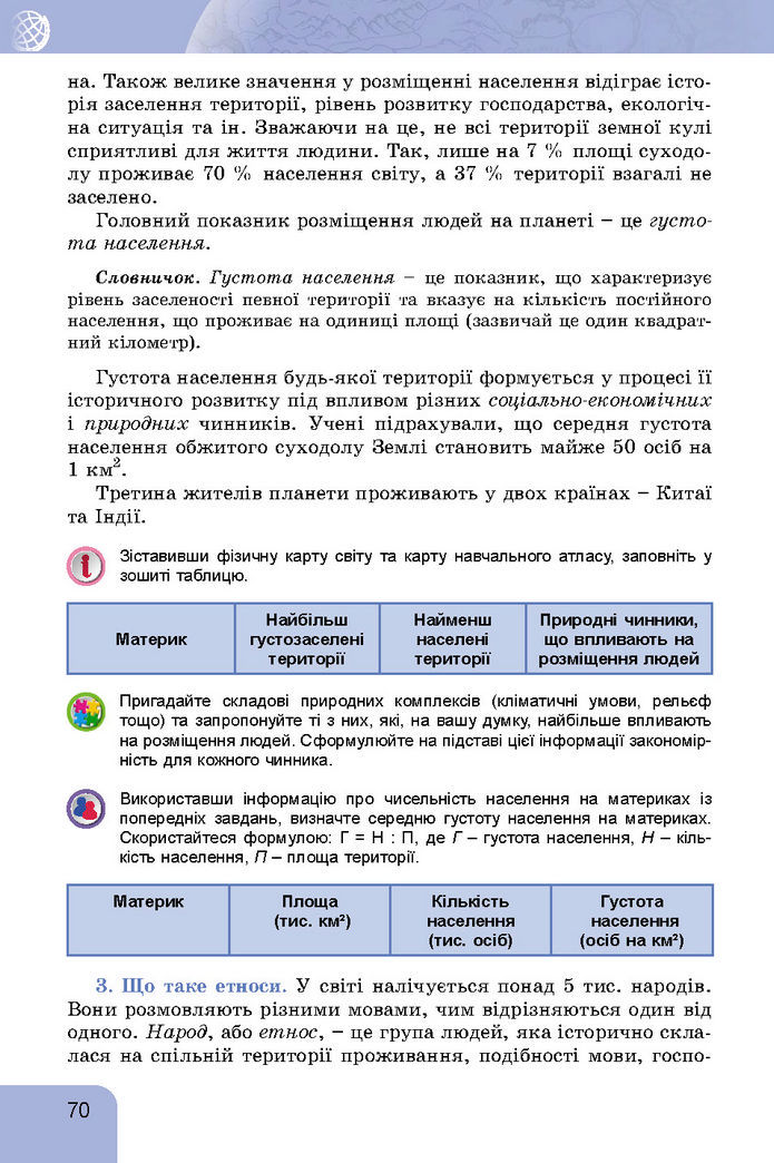 Підручник Географія 7 клас Гільберг (2024)